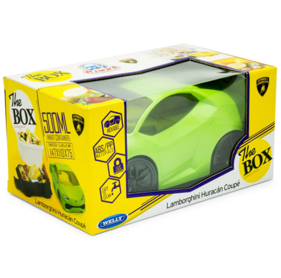 TravelMall Lamborghini Huracan Coupe Lunch Box Set - Green