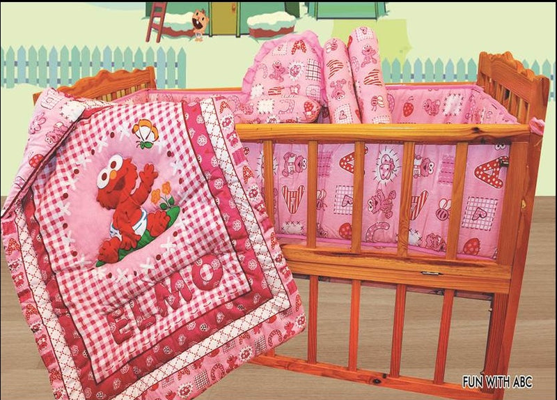 Sesame Street Beginnings 3pc Crib Set - Elmo
