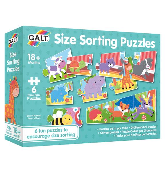 [2 Pack] Galt Size Sorting Puzzles