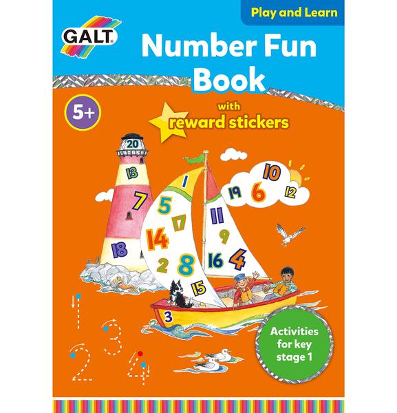 [Pack of 3] Galt Number Fun Book