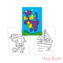[Bundle Of 3] Galt First Colouring Pad
