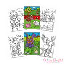 [Bundle Of 3] Galt First Sticker Colouring Book