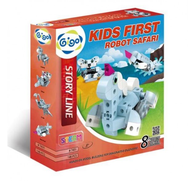 Gigo Story Line Kids First Robot Safari