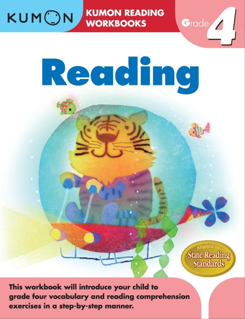 Kumon Grade 4 English Workbook: Reading