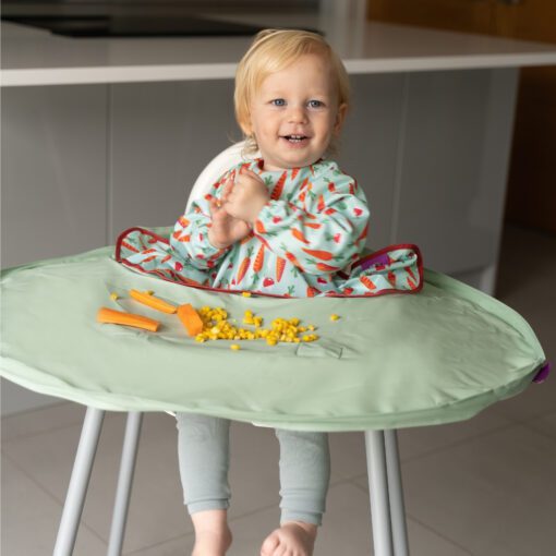 Tidy Tot Bib & Tray Kit - Sage Green