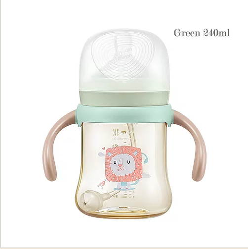 Babycare PPSU Nursing Bottle - 240ml - Green