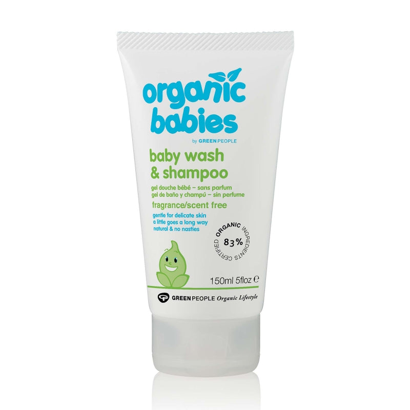 Green People Organic Babies Baby Wash & Shampoo No Scent 150 ml