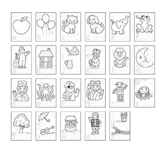 [3-Pack] Orchard Toys ABC Colouring Book