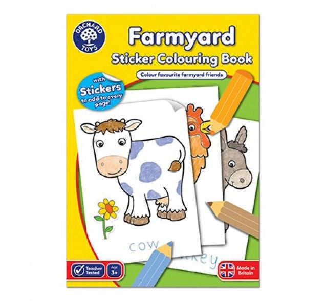 [3-Pack] Orchard Toys Farmyard Colouring Book