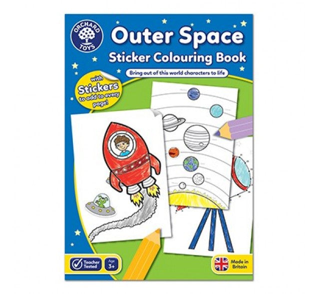 [3-Pack] Orchard Toys Outer Space Colouring Book