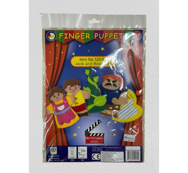 King Dam Felt Finger Puppets - Jack & the Beanstalk storytelling