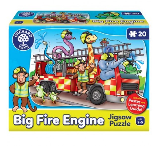 Orchard Toys Big Fire Engine (NEW) 20-Piece Jigsaw Puzzle