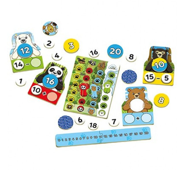 Orchard Toys Number Bears Addition and Subtraction Game