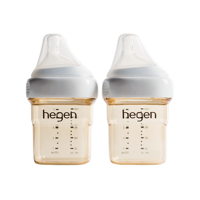 Hegen PCTO™ Feeding Bottle PPSU 150ml/5oz (Slow Flow) 0+ Month (2-pack)