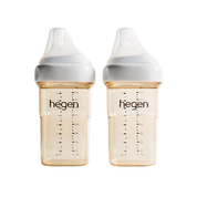 Hegen PCTO™ Feeding Bottle PPSU 240ml/8oz (Medium Flow) 3+ Months (2-pack)