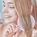 For Beaut Pure Me Detangling & Oil Removal Hair Brush - Cherry Blossom Pink (Made In Korea)