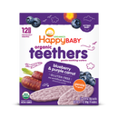 Happy Baby Gentle Teethers - Blueberry & Purple Carrot, 12 x 4 g. Exp: 04/26