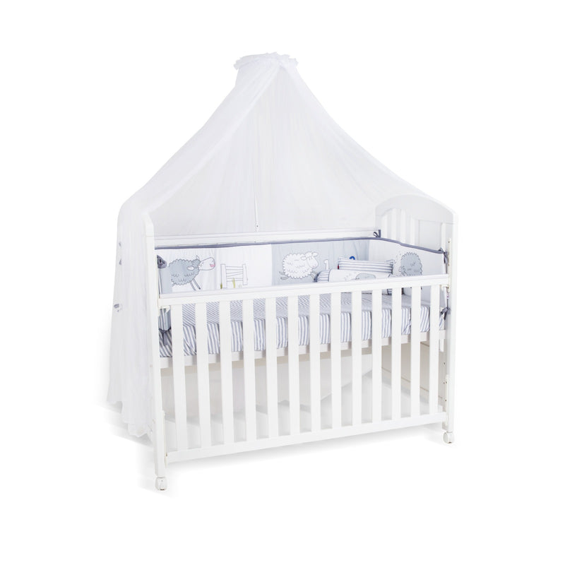 Happy Cot Happy Dream 4-in-1 Convertible Cot + 4" High Density Foam Mattress (FREE MOSQUITO NET W/ STAND)