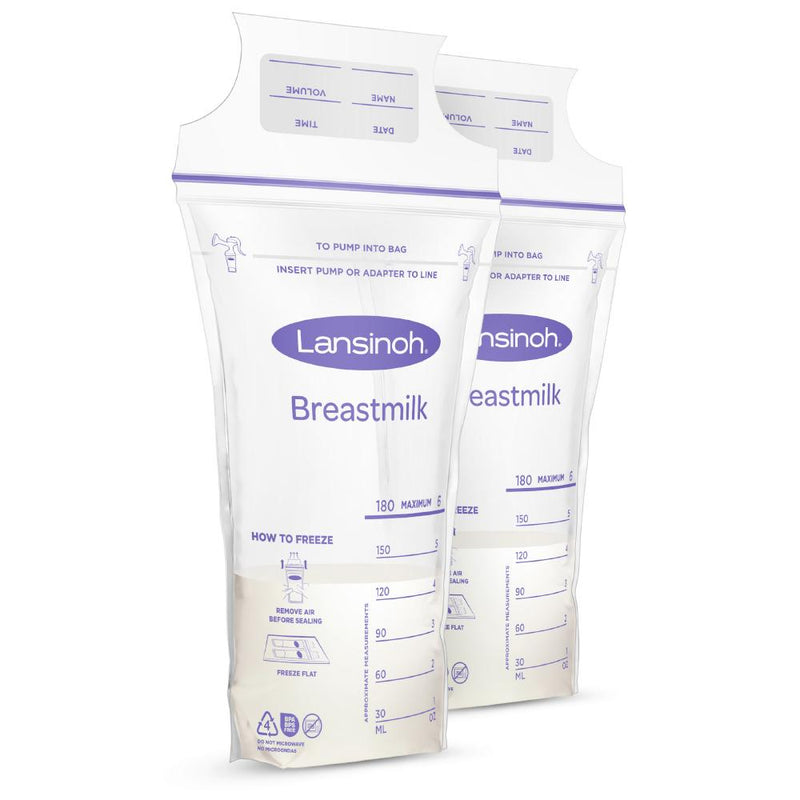 Lansinoh Breastmilk Storage Bags (50pcs, UK Version) (New and Improved)
