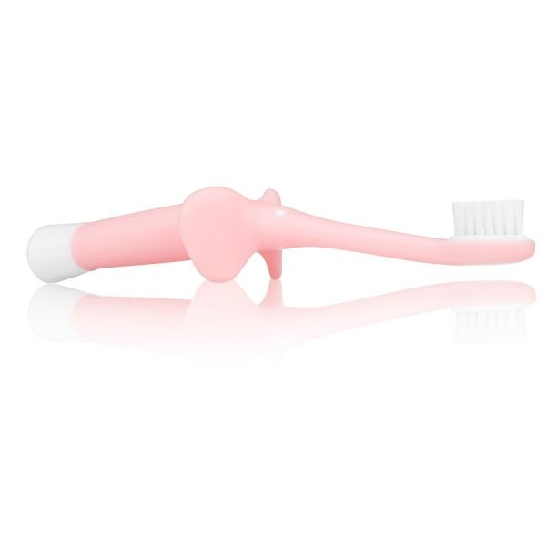 [2-Pack] Dr. Brown's Infant-To-Toddler Toothbrush - Pink