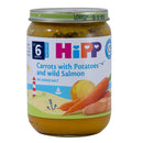 [6-Pack] Hipp Organic Baby Carrots with Potato with Wild Salmon 190g (6M Up) Exp: 03/25