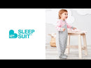 Love To Dream Sleep Suit Organic Lite 0.2 Tog- Grey Seagills