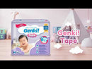 Nepia Genki Mega Pack Tape Diapers S82+5 (3 Packs / Cartoon) - FOC Showa Baby Wipes 99.5% Water 80s x 3packs