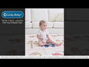 Lucky Baby Tell Me A Story™ Educative XPE Dual FOLDABLE Mats - Happy Family (10mm)