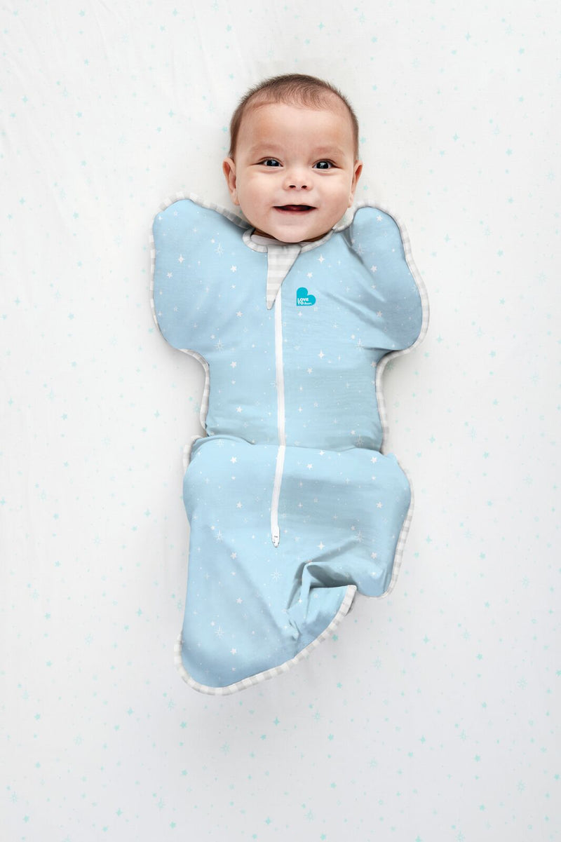Love To Dream Swaddle UP  Lite - Blue 0.2tog