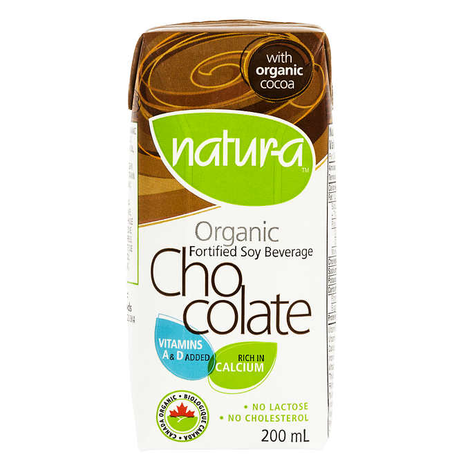 Natur-a Enriched Soy Beverage - Chocolate (Organic) 200ml (Pack of 3 x 8 Rolls) Exp: 10/24