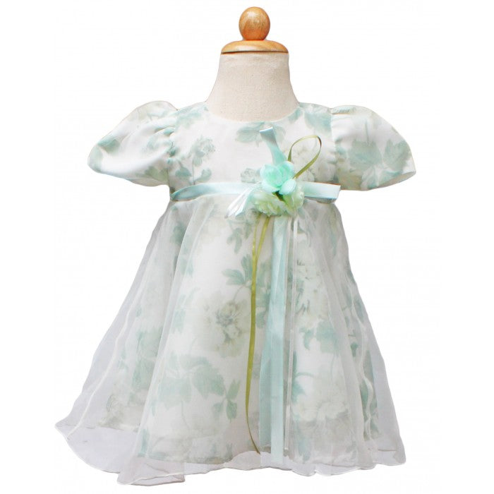 Sunshine Kids Delphine Rose Princess Dress in Green 0-24M