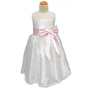 Sunshine Kids Rebecca Bow Dress with Pink Sash 3-7y