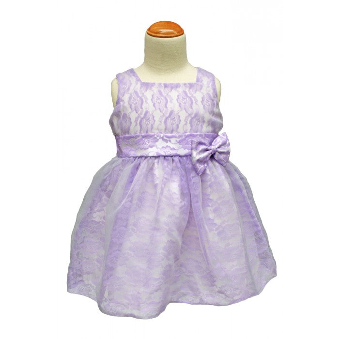 Sunshine Kids Iris Purple Laced Dress 0-24M