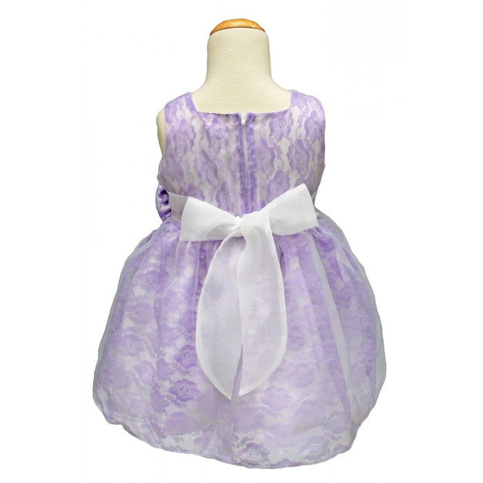 Sunshine Kids Iris Purple Laced Dress 0-24M