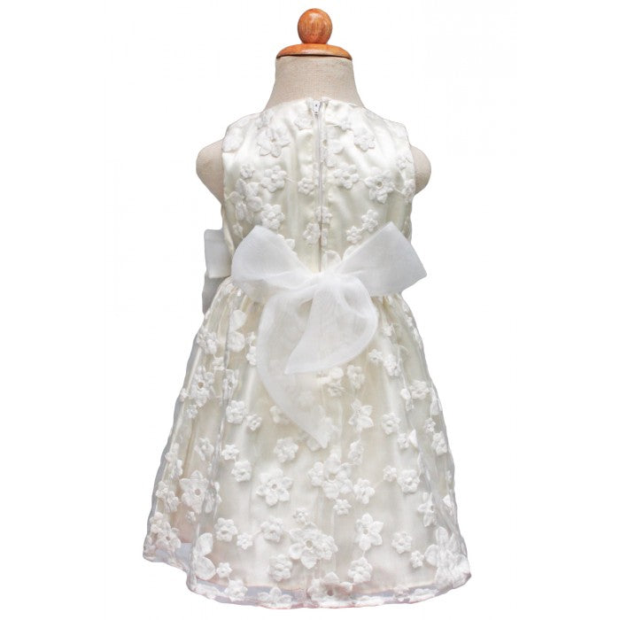 Sunshine Kids Angel Flower Girl Dress in Light Ivory 0-24m
