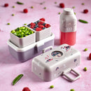 Monbento MB Tresor Kid's Bento Box - Graphic Purple Unicorn