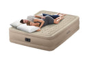 INTEX Dura-Beam® Deluxe Ultra Plush Air Mattress w/ Built-In Electric Pump - Queen