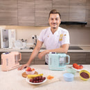 [1 Yr Local Warranty ]Isa Uchi Baby Food Processor - Sky Blue