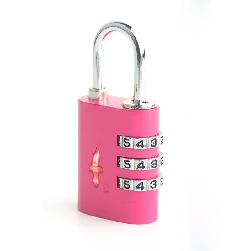 Safe Skies Aero Lock 3 Dial - Pink