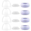 Maymom Screw Ring Dome Cap Sealing Disc For Avent Natural Bottles 4Set/pk