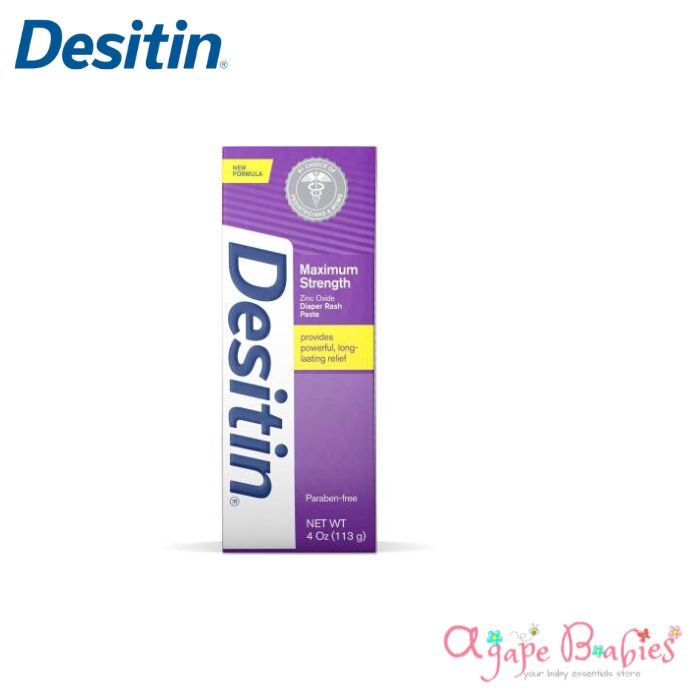 Desitin Maximum Strength Original Diaper Paste 4oz PURPLE Exp: 07/22