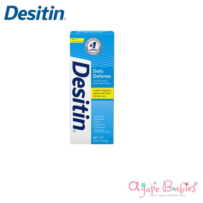 Desitin Daily Defense Diaper Cream 4oz BLUE Exp: 04/23