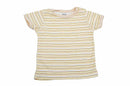 Owen T-Shirt w/ 2 snaps At Collar - Yellow Stripes 0-12m