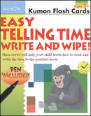 Kumon Flash Cards : Easy Telling Time Write & Wipe