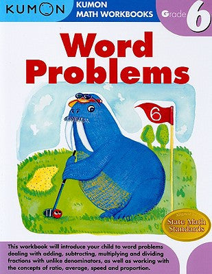 Kumon Grade 6 English Workbook: Word Problems