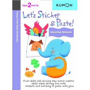 Kumon Let's Sticker & Paste! Amazing Animals! (2 Years Up)