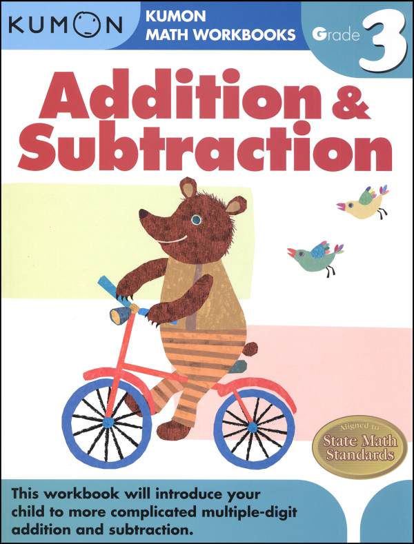 Kumon Grade 3 Maths Workbook: Addition & Subtraction