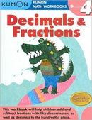 Kumon Grade 4 Maths Workbook: Decimals & Fractions