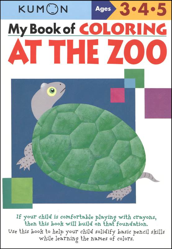 Kumon My Book of Coloring at the Zoo