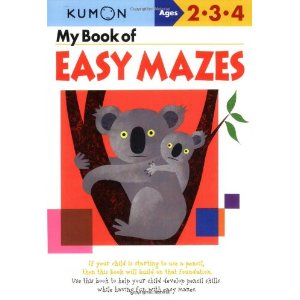 Kumon My Book of Easy Mazes (2-4 Years)